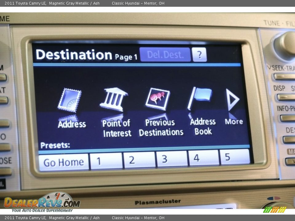 2011 Toyota Camry LE Magnetic Gray Metallic / Ash Photo #11