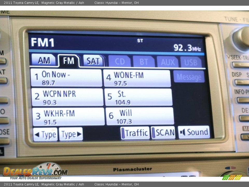 2011 Toyota Camry LE Magnetic Gray Metallic / Ash Photo #13