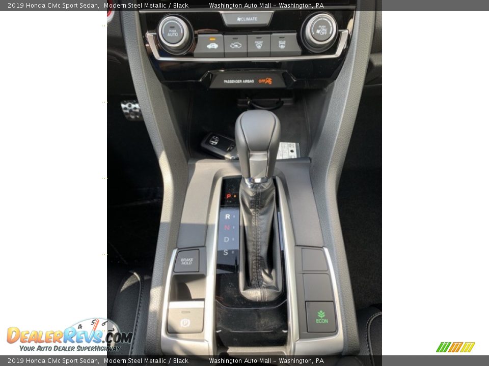2019 Honda Civic Sport Sedan Modern Steel Metallic / Black Photo #33