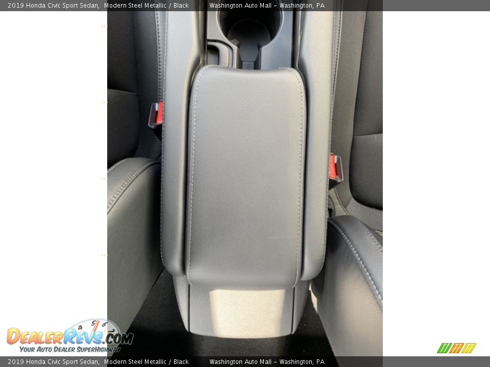 2019 Honda Civic Sport Sedan Modern Steel Metallic / Black Photo #34