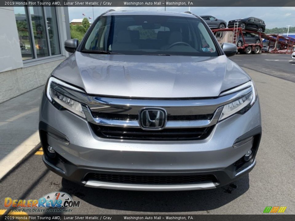 2019 Honda Pilot Touring AWD Lunar Silver Metallic / Gray Photo #3
