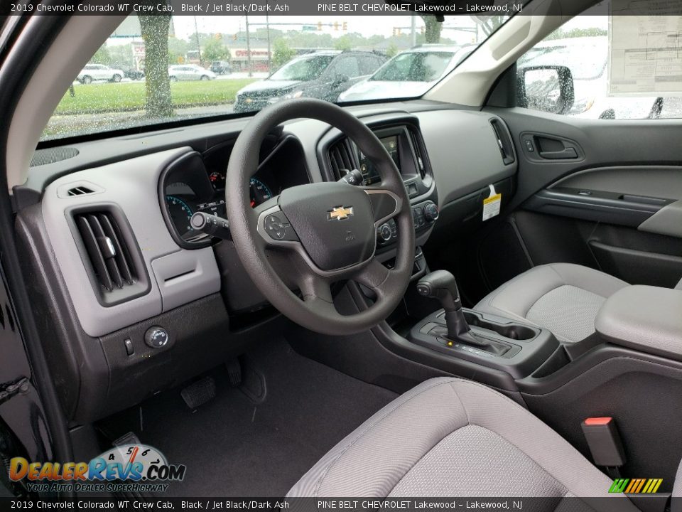 2019 Chevrolet Colorado WT Crew Cab Black / Jet Black/Dark Ash Photo #8