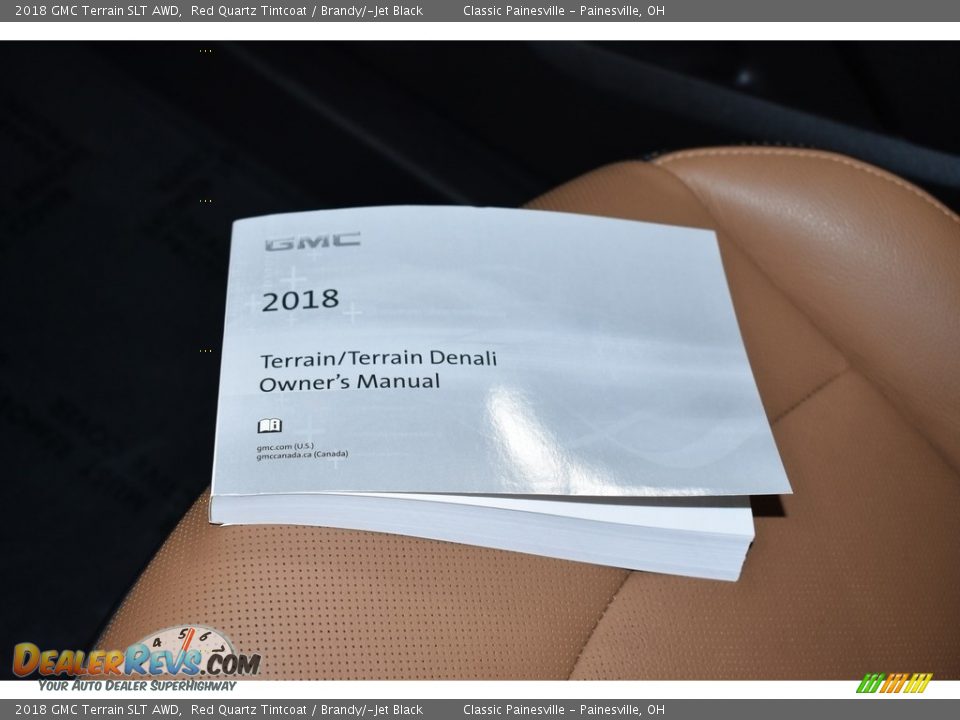 2018 GMC Terrain SLT AWD Red Quartz Tintcoat / Brandy/­Jet Black Photo #18