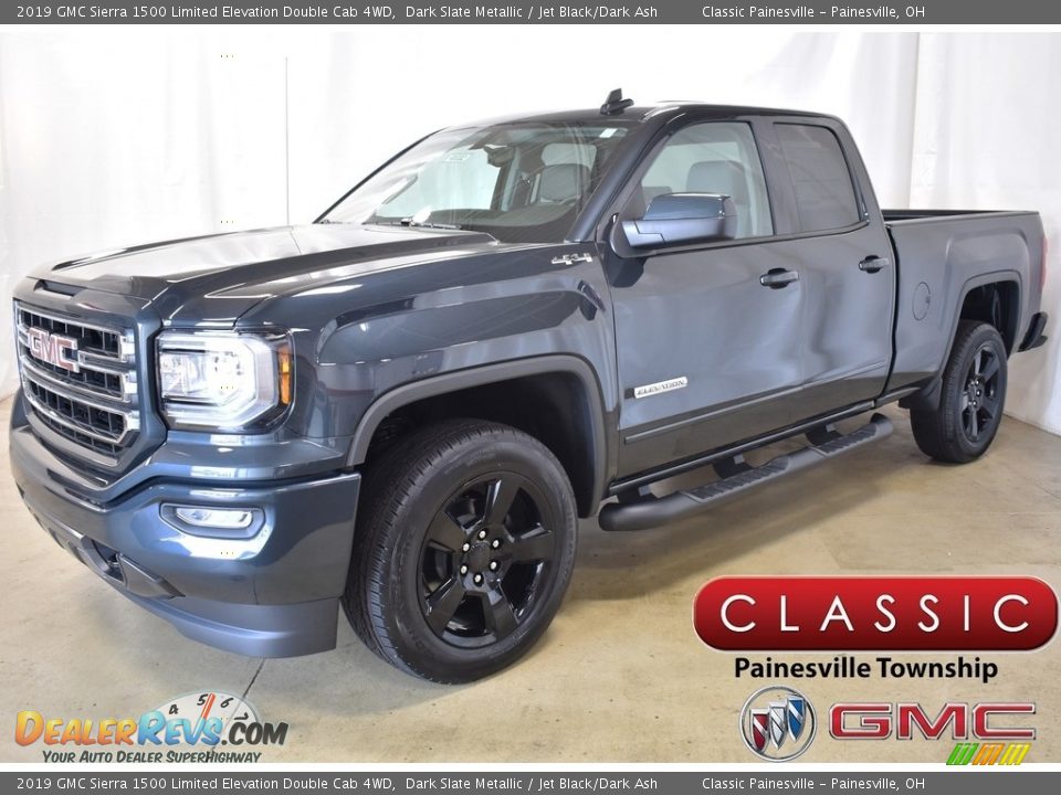 2019 GMC Sierra 1500 Limited Elevation Double Cab 4WD Dark Slate Metallic / Jet Black/Dark Ash Photo #1