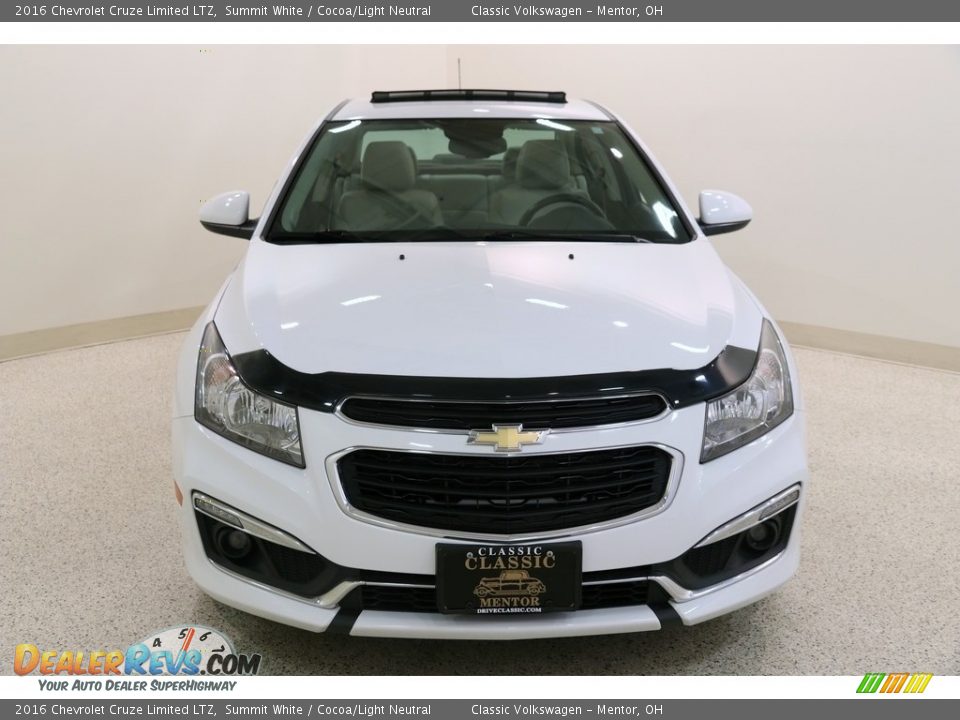 2016 Chevrolet Cruze Limited LTZ Summit White / Cocoa/Light Neutral Photo #2