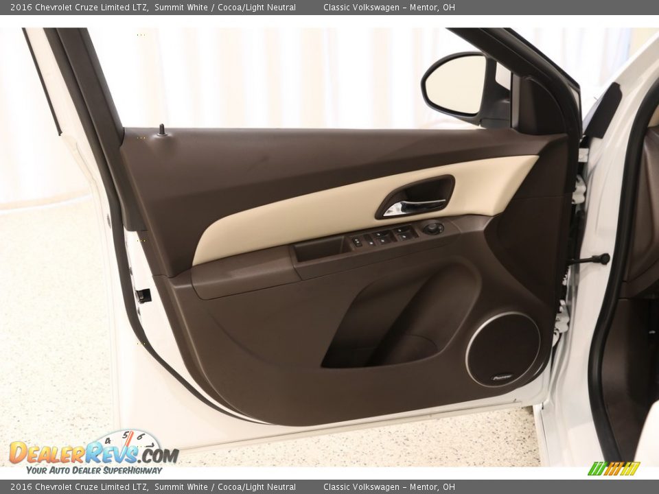 2016 Chevrolet Cruze Limited LTZ Summit White / Cocoa/Light Neutral Photo #4