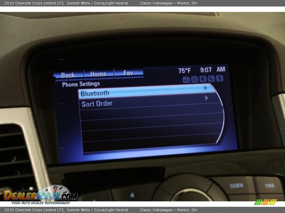 2016 Chevrolet Cruze Limited LTZ Summit White / Cocoa/Light Neutral Photo #13