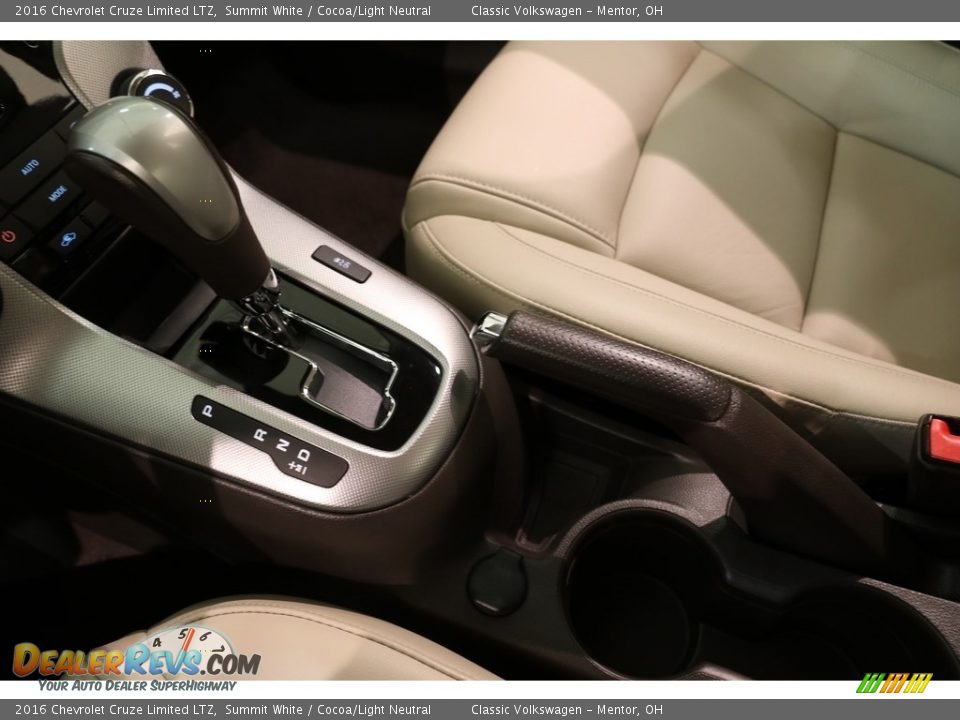 2016 Chevrolet Cruze Limited LTZ Summit White / Cocoa/Light Neutral Photo #14