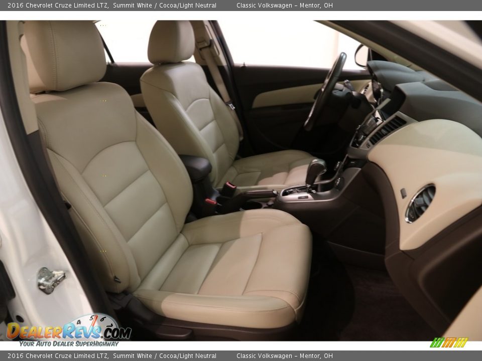2016 Chevrolet Cruze Limited LTZ Summit White / Cocoa/Light Neutral Photo #15