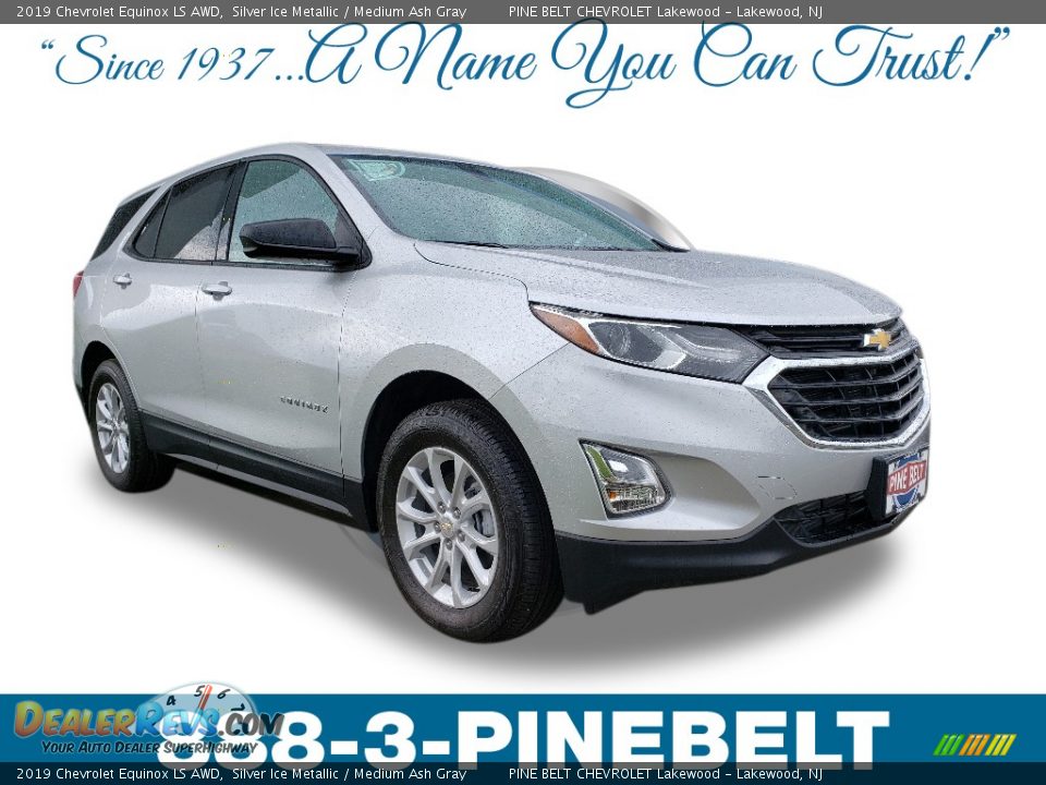 2019 Chevrolet Equinox LS AWD Silver Ice Metallic / Medium Ash Gray Photo #1