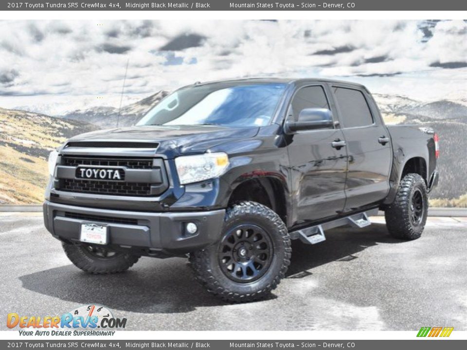 2017 Toyota Tundra SR5 CrewMax 4x4 Midnight Black Metallic / Black Photo #5