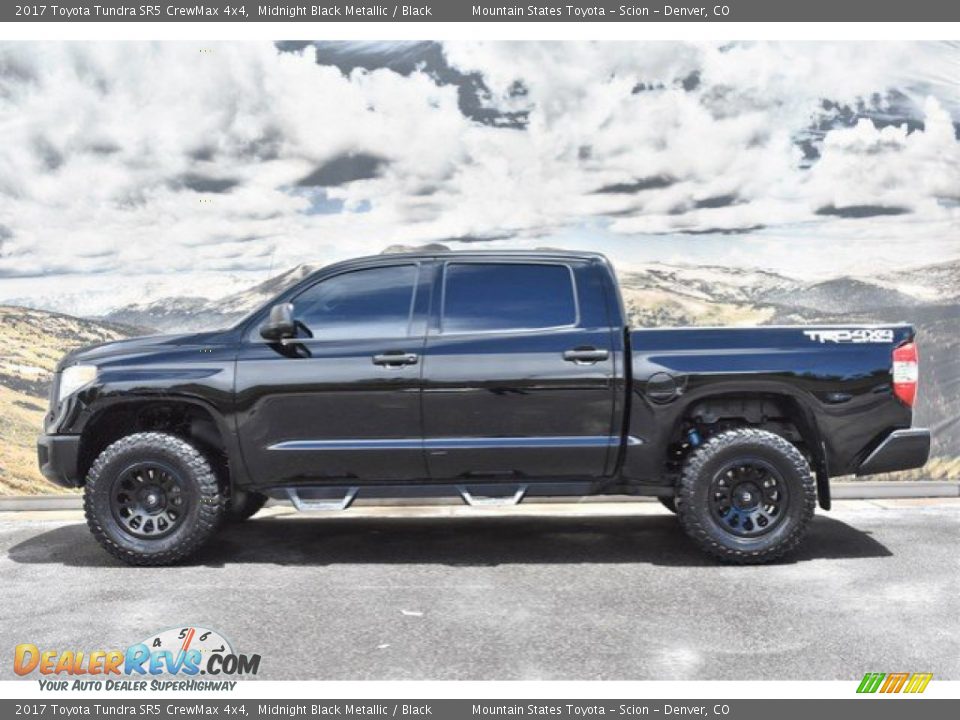 2017 Toyota Tundra SR5 CrewMax 4x4 Midnight Black Metallic / Black Photo #6