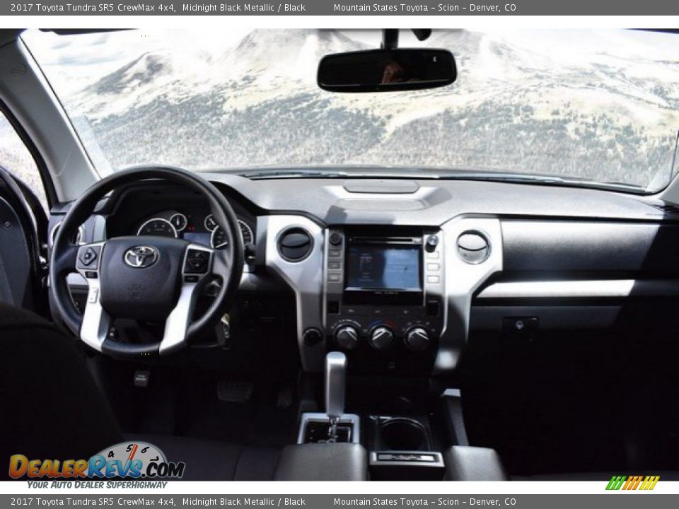 2017 Toyota Tundra SR5 CrewMax 4x4 Midnight Black Metallic / Black Photo #13