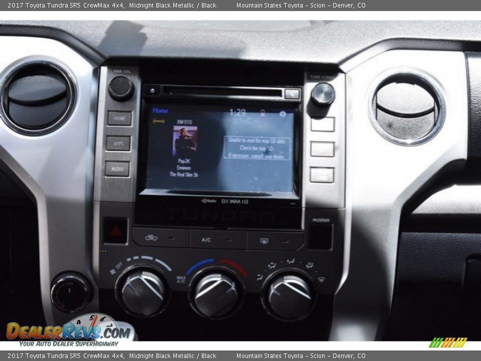 2017 Toyota Tundra SR5 CrewMax 4x4 Midnight Black Metallic / Black Photo #14