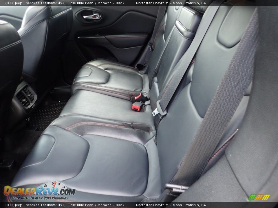2014 Jeep Cherokee Trailhawk 4x4 True Blue Pearl / Morocco - Black Photo #9