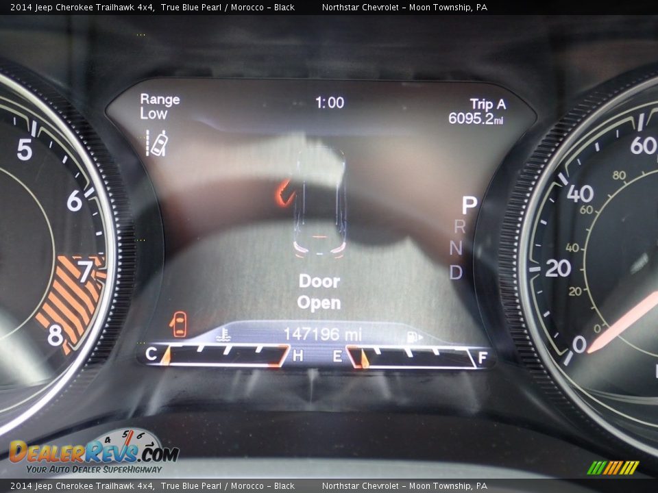 2014 Jeep Cherokee Trailhawk 4x4 True Blue Pearl / Morocco - Black Photo #15