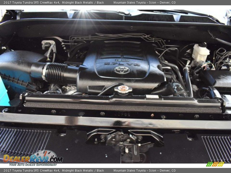 2017 Toyota Tundra SR5 CrewMax 4x4 Midnight Black Metallic / Black Photo #27