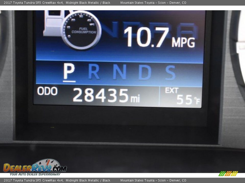 2017 Toyota Tundra SR5 CrewMax 4x4 Midnight Black Metallic / Black Photo #29