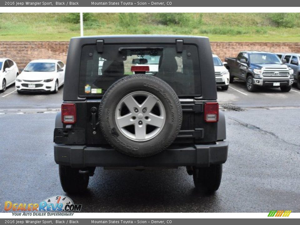 2016 Jeep Wrangler Sport Black / Black Photo #5