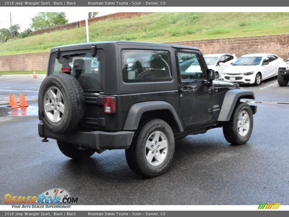 2016 Jeep Wrangler Sport Black / Black Photo #6