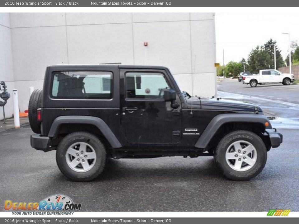 2016 Jeep Wrangler Sport Black / Black Photo #7