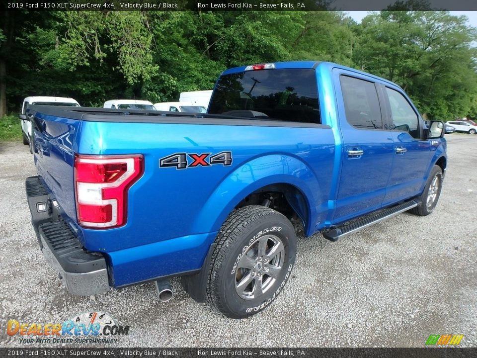 2019 Ford F150 XLT SuperCrew 4x4 Velocity Blue / Black Photo #2