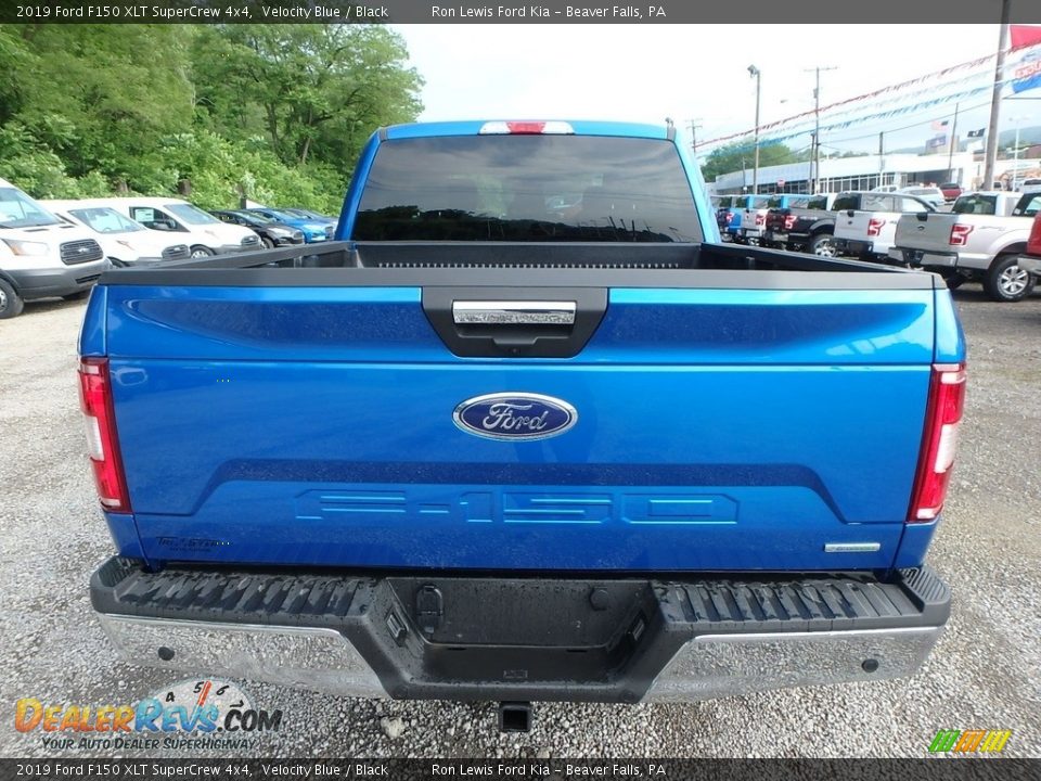 2019 Ford F150 XLT SuperCrew 4x4 Velocity Blue / Black Photo #3