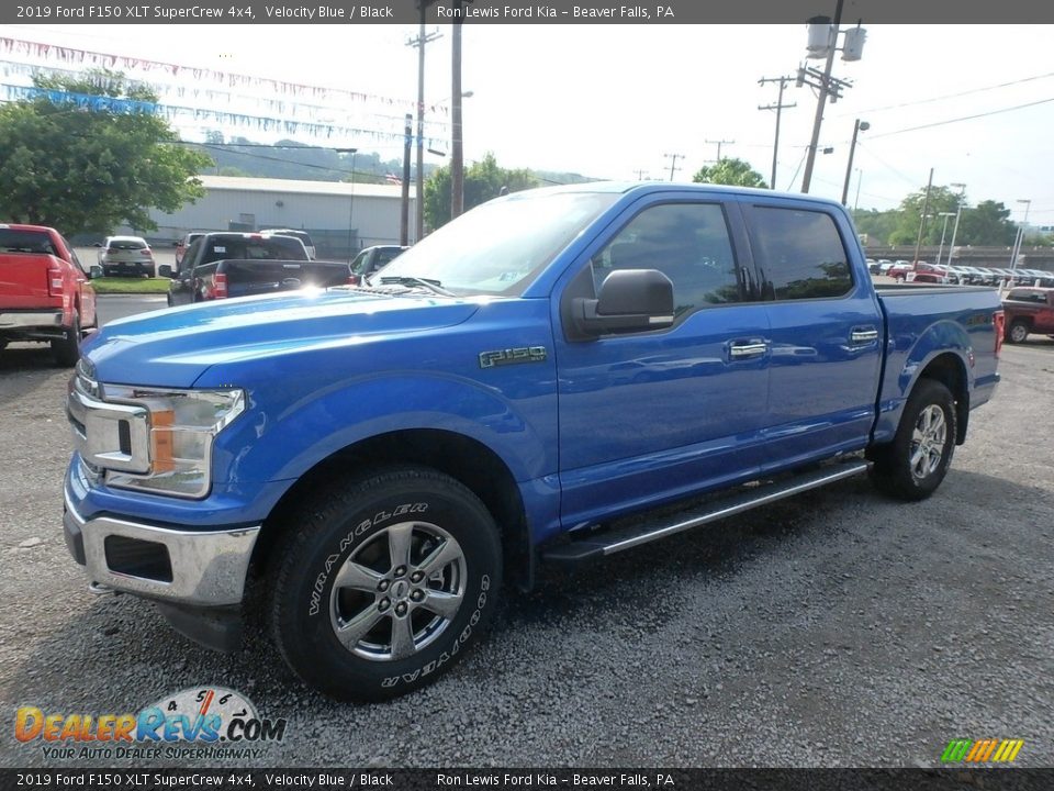 2019 Ford F150 XLT SuperCrew 4x4 Velocity Blue / Black Photo #6