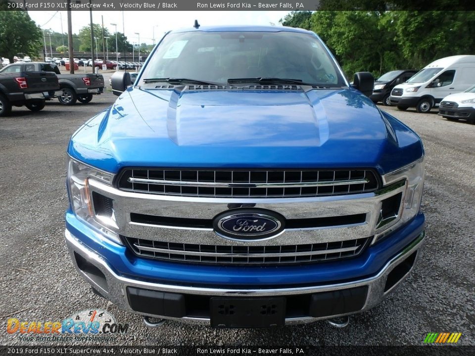 2019 Ford F150 XLT SuperCrew 4x4 Velocity Blue / Black Photo #7