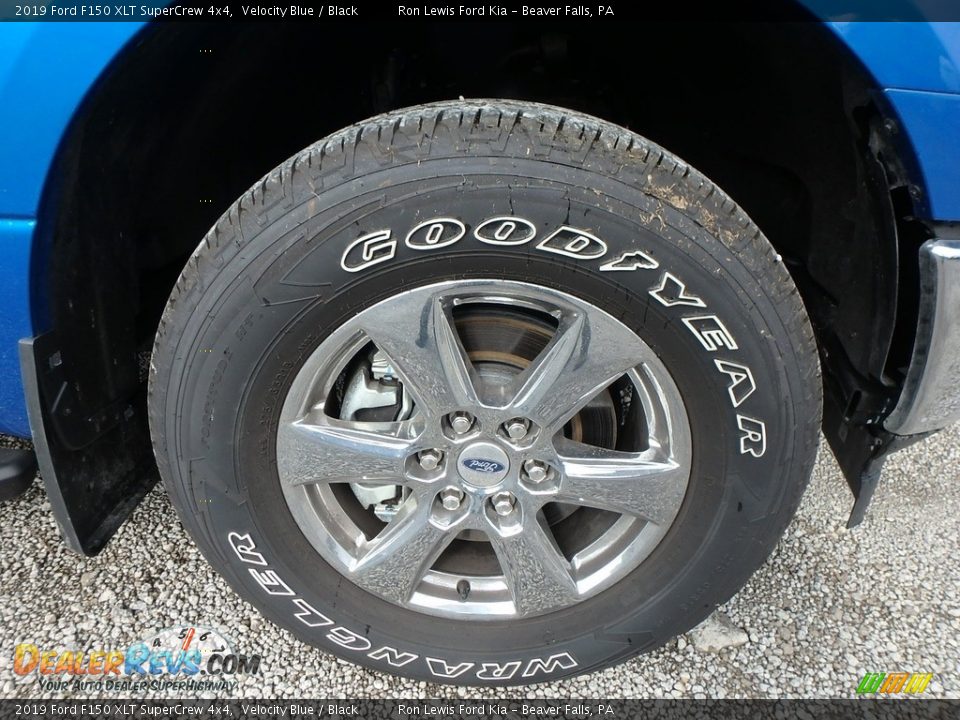 2019 Ford F150 XLT SuperCrew 4x4 Velocity Blue / Black Photo #9
