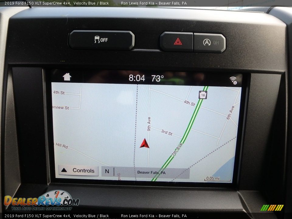 2019 Ford F150 XLT SuperCrew 4x4 Velocity Blue / Black Photo #19