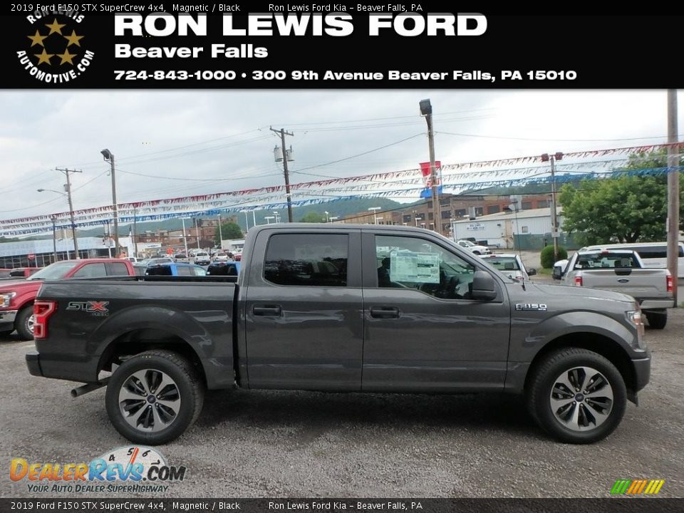 2019 Ford F150 STX SuperCrew 4x4 Magnetic / Black Photo #1