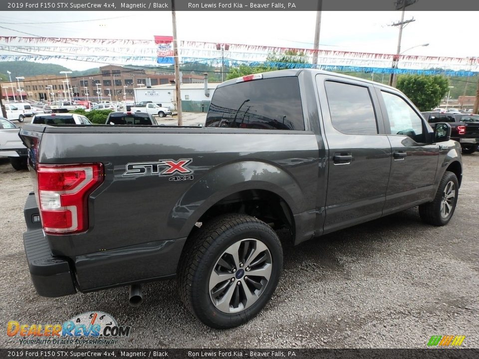 2019 Ford F150 STX SuperCrew 4x4 Magnetic / Black Photo #2