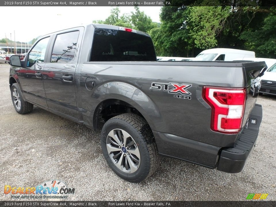 2019 Ford F150 STX SuperCrew 4x4 Magnetic / Black Photo #4