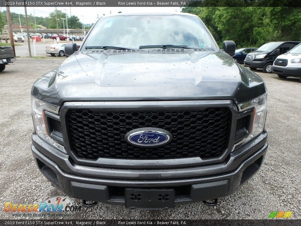 2019 Ford F150 STX SuperCrew 4x4 Magnetic / Black Photo #7