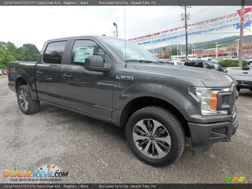 2019 Ford F150 STX SuperCrew 4x4 Magnetic / Black Photo #8