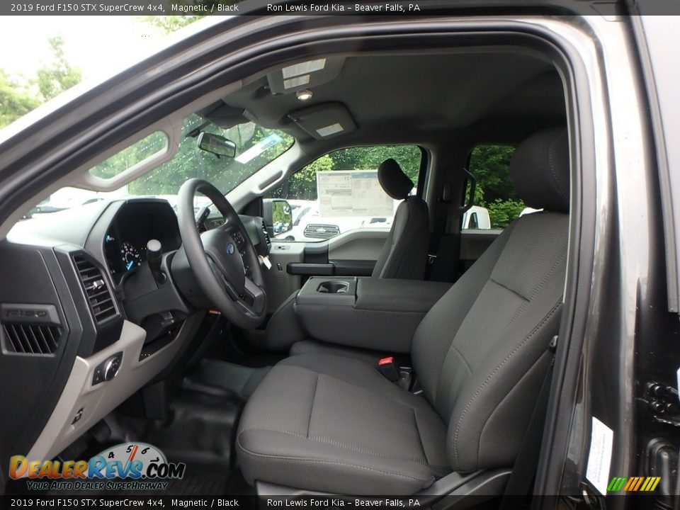 2019 Ford F150 STX SuperCrew 4x4 Magnetic / Black Photo #10