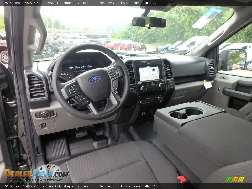 2019 Ford F150 STX SuperCrew 4x4 Magnetic / Black Photo #13