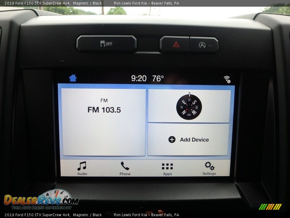 2019 Ford F150 STX SuperCrew 4x4 Magnetic / Black Photo #19