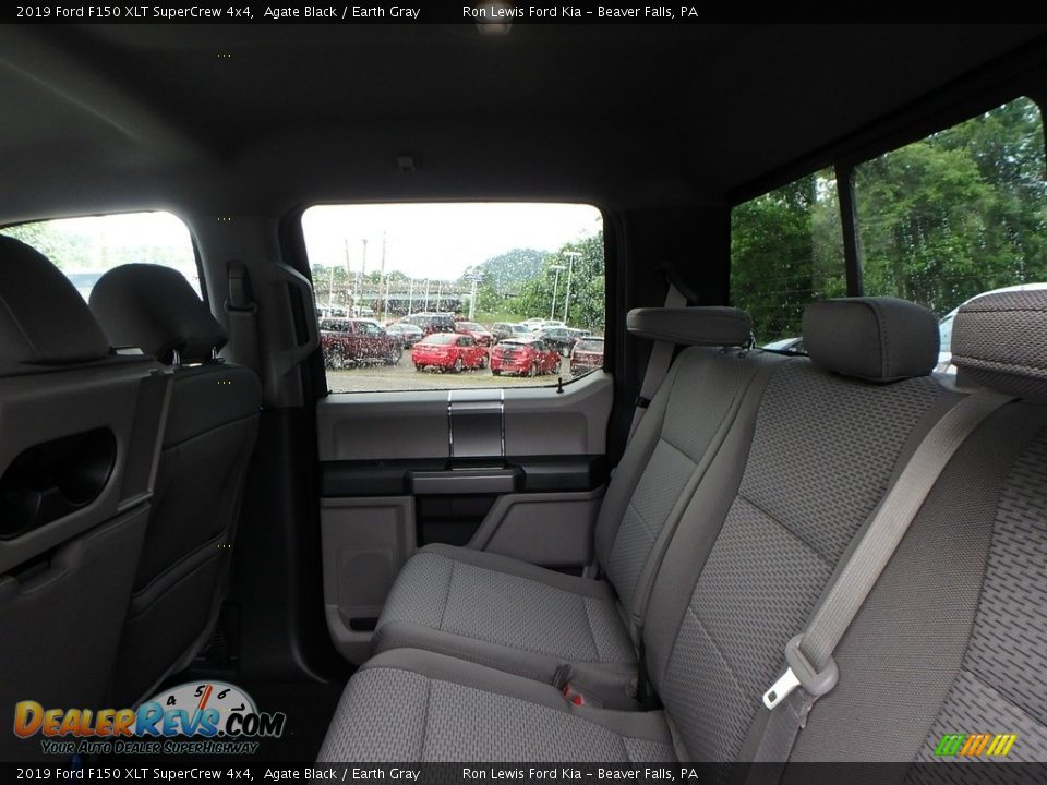2019 Ford F150 XLT SuperCrew 4x4 Agate Black / Earth Gray Photo #11