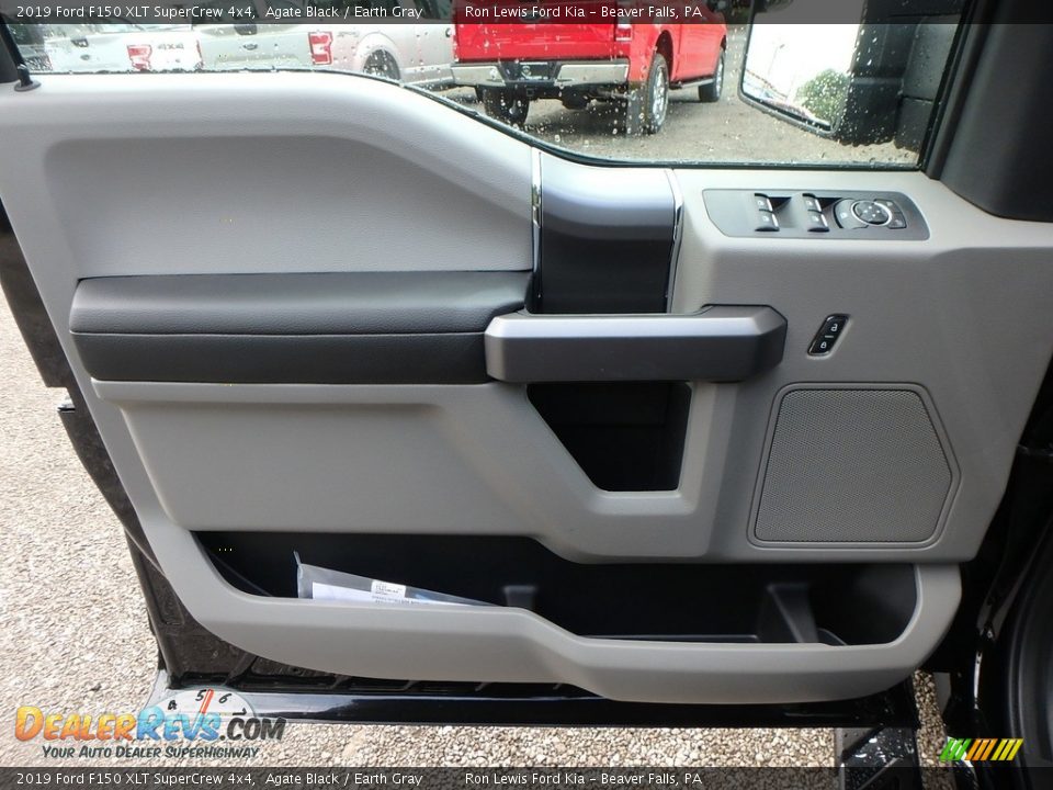 2019 Ford F150 XLT SuperCrew 4x4 Agate Black / Earth Gray Photo #13