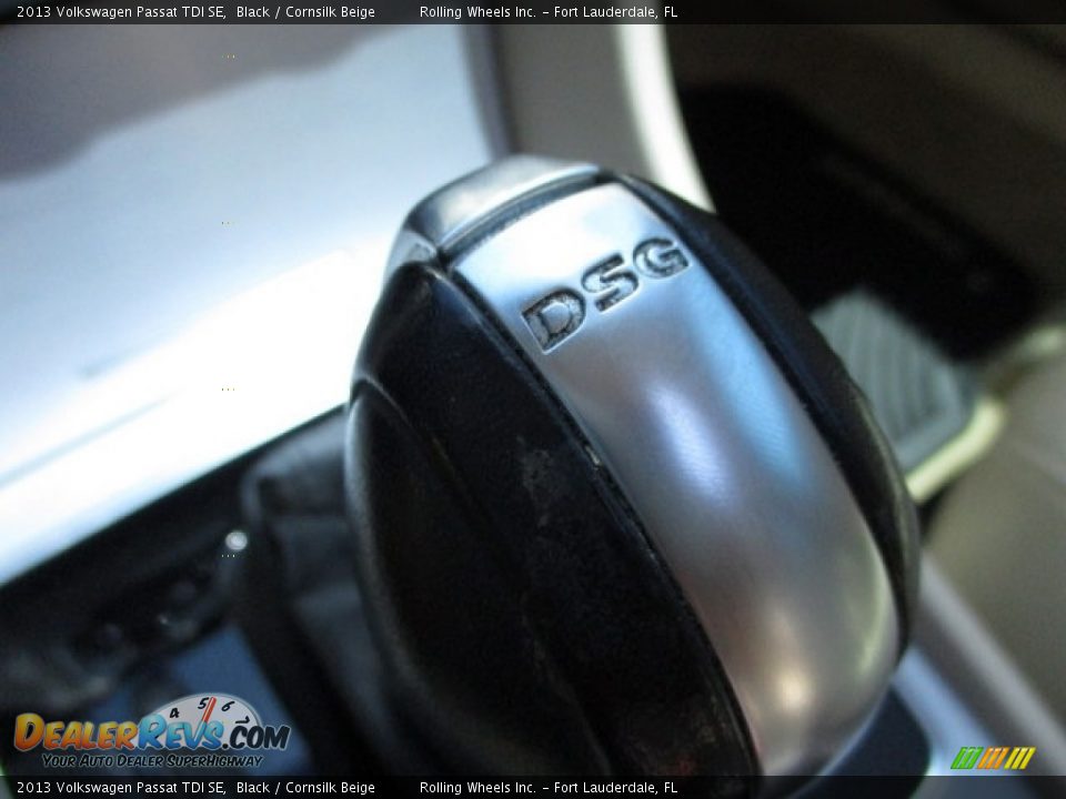 2013 Volkswagen Passat TDI SE Black / Cornsilk Beige Photo #21