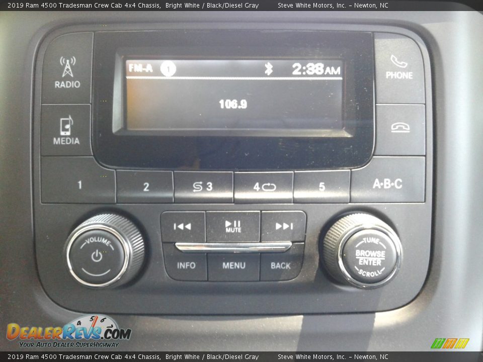2019 Ram 4500 Tradesman Crew Cab 4x4 Chassis Bright White / Black/Diesel Gray Photo #20