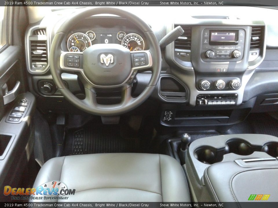 2019 Ram 4500 Tradesman Crew Cab 4x4 Chassis Bright White / Black/Diesel Gray Photo #23