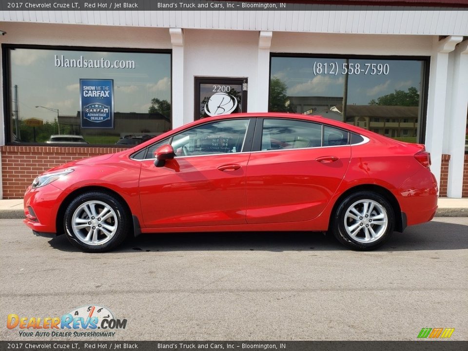 2017 Chevrolet Cruze LT Red Hot / Jet Black Photo #1