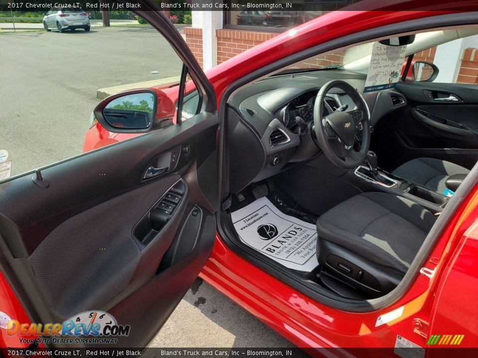 2017 Chevrolet Cruze LT Red Hot / Jet Black Photo #3