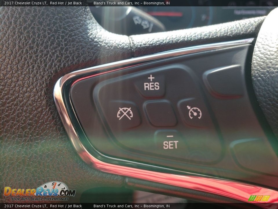 2017 Chevrolet Cruze LT Red Hot / Jet Black Photo #11