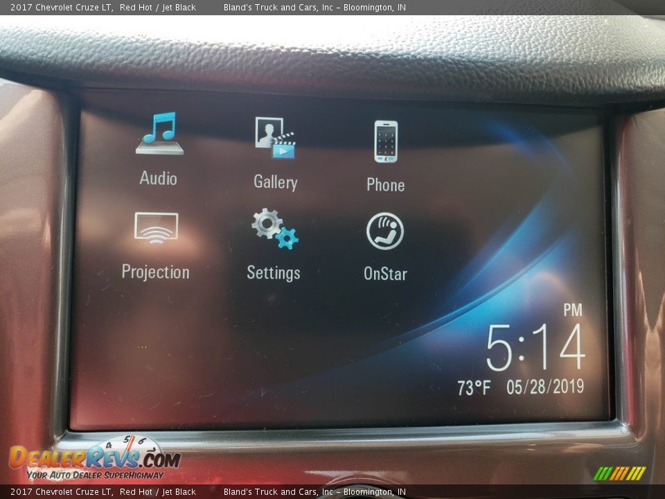 2017 Chevrolet Cruze LT Red Hot / Jet Black Photo #17