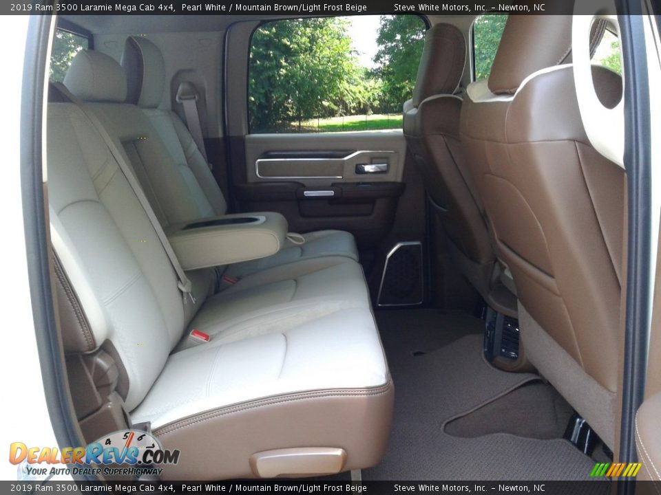 Rear Seat of 2019 Ram 3500 Laramie Mega Cab 4x4 Photo #13