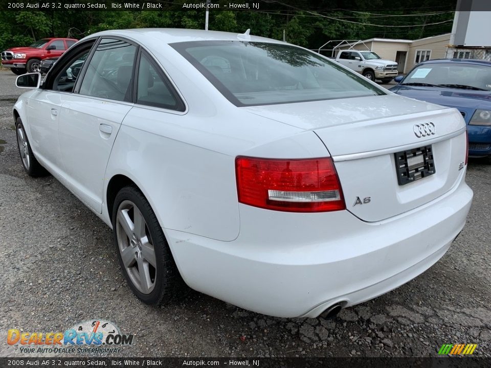 2008 Audi A6 3.2 quattro Sedan Ibis White / Black Photo #4